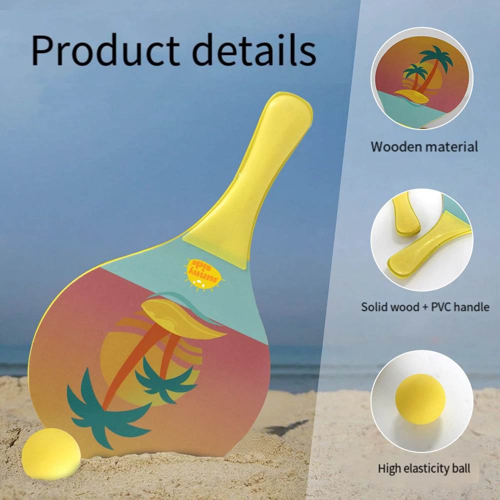 Cartoon Thickened Beach Badmin - Badminton Background recensie en prijs