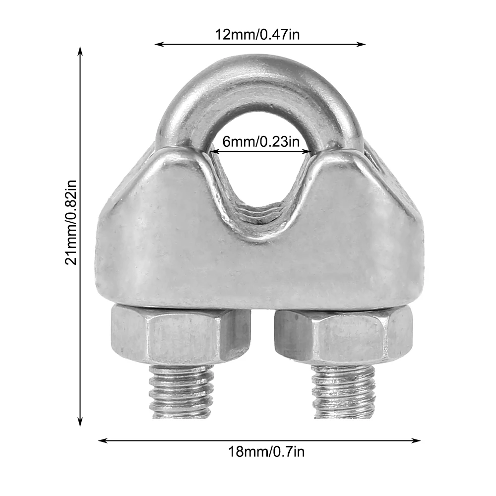12Pcs U Type M3 Cable Clamps 3 - String Tension Clip recensie en prijs