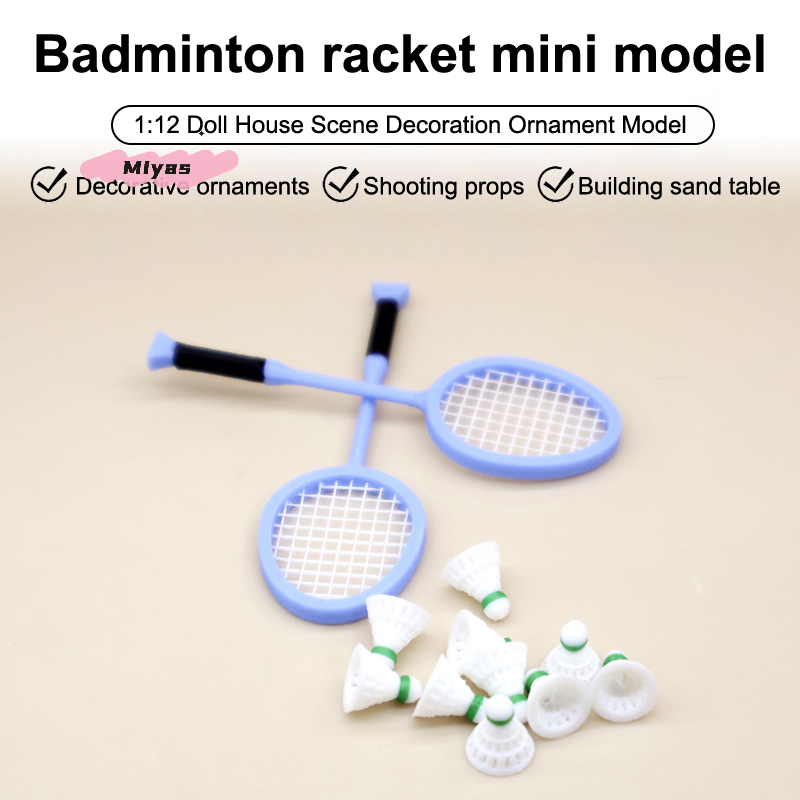 1Pair Miniature Badminton Rack - Badminton Europe recensie en prijs