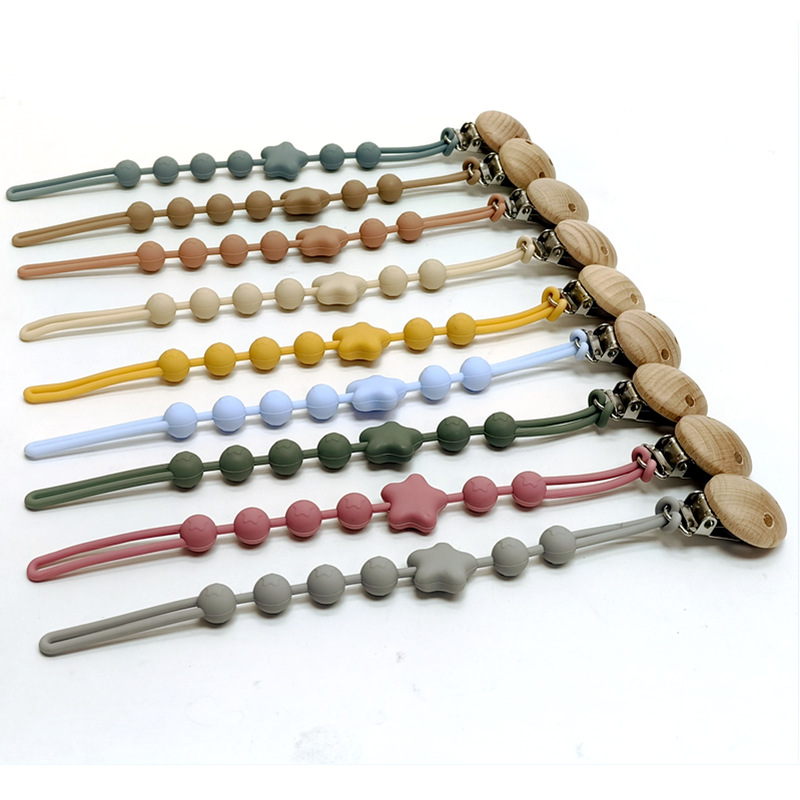 1/18pcs Teether Chain Baby Sil - String Tension Clip recensie en prijs