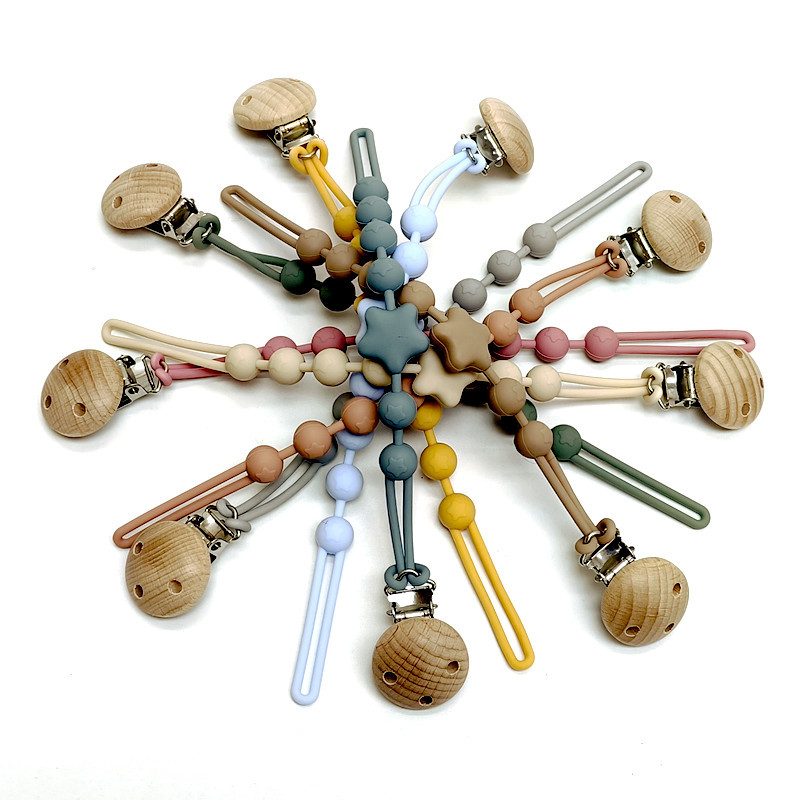 1/18pcs Teether Chain Baby Sil - String Tension Clip recensie en prijs