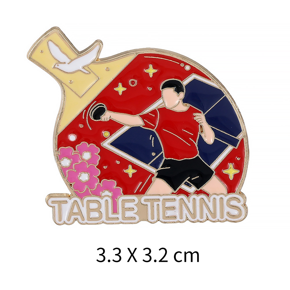 Sports Enthusiast Badge Pin fo - Badminton Icon recensie en prijs