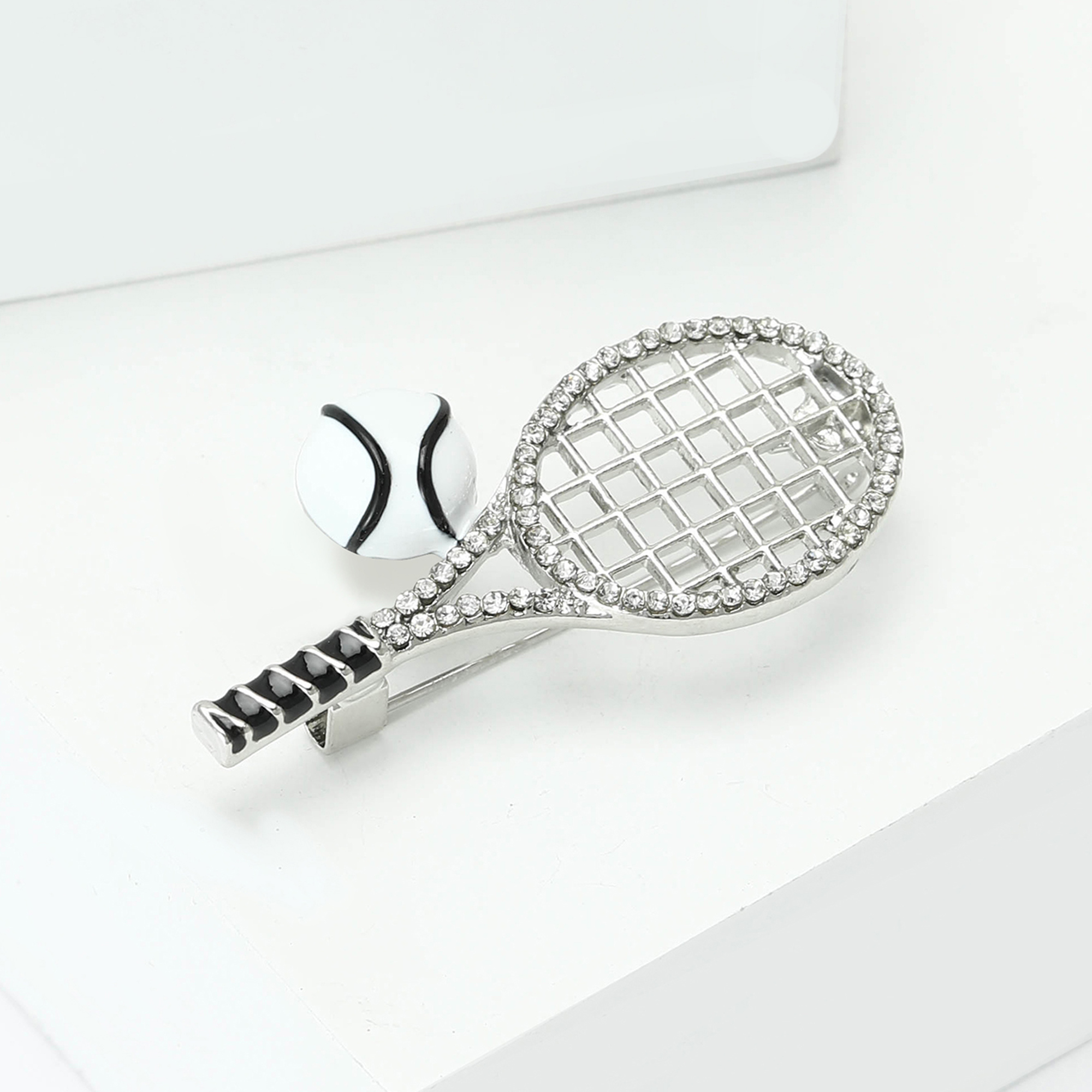 Classic Rhinestones Tennis Rac - Badminton Icon recensie en prijs