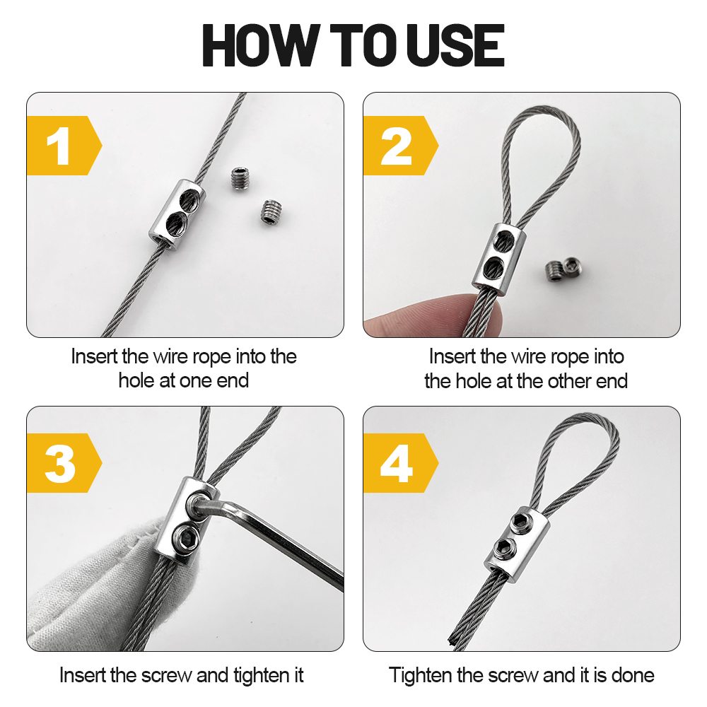 2/3mm Steel Wire Rope Hanging  - String Tension Clip recensie en prijs