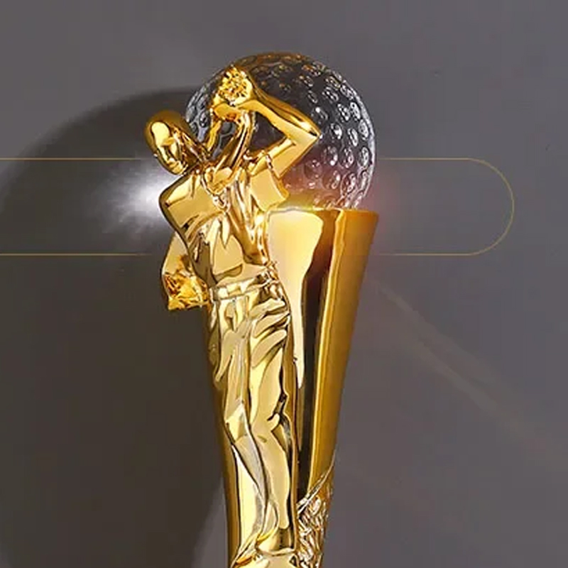 Customized Resin Trophy For Vo - Badminton Europe recensie en prijs