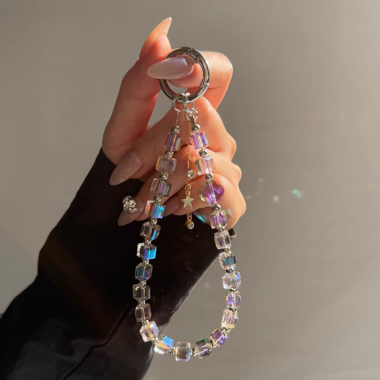 Luxury Crystal Bead Phone Lany - String Tension Clip recensie en prijs