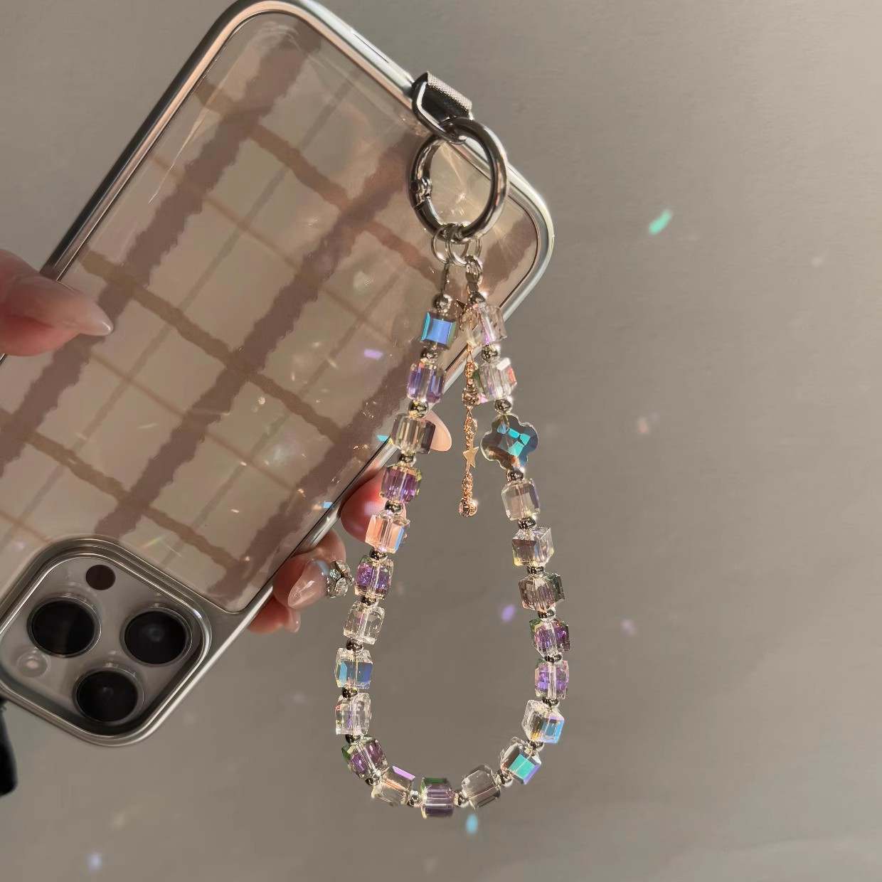 Luxury Crystal Bead Phone Lany - String Tension Clip recensie en prijs