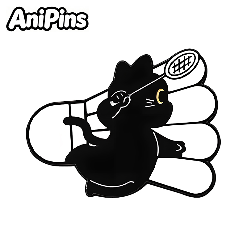 AniPins Funny Sports Cat Pins  - Badminton Icon recensie en prijs