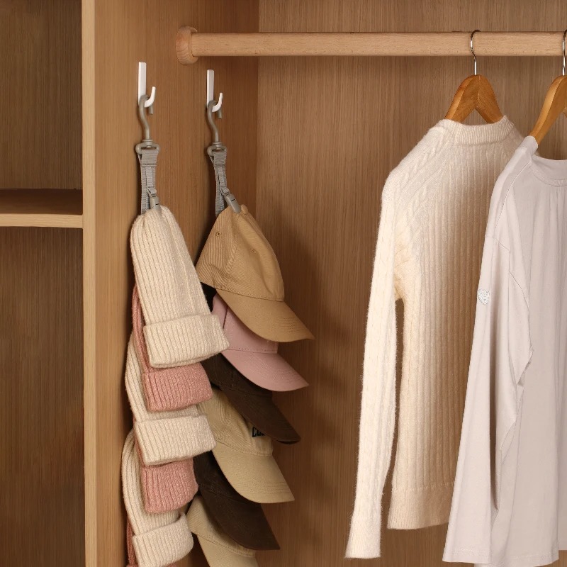 Wardrobe Hat Rack Hanging Rope - String Tension Clip recensie en prijs