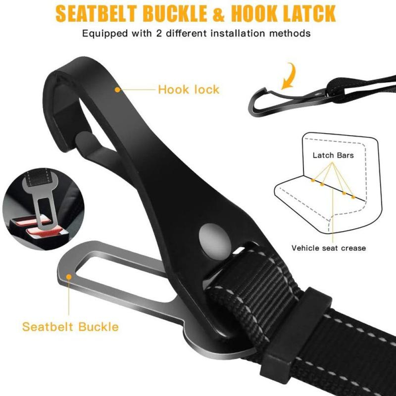 3 In 1 Pet Dog Car Seat Belt N - String Tension Clip recensie en prijs