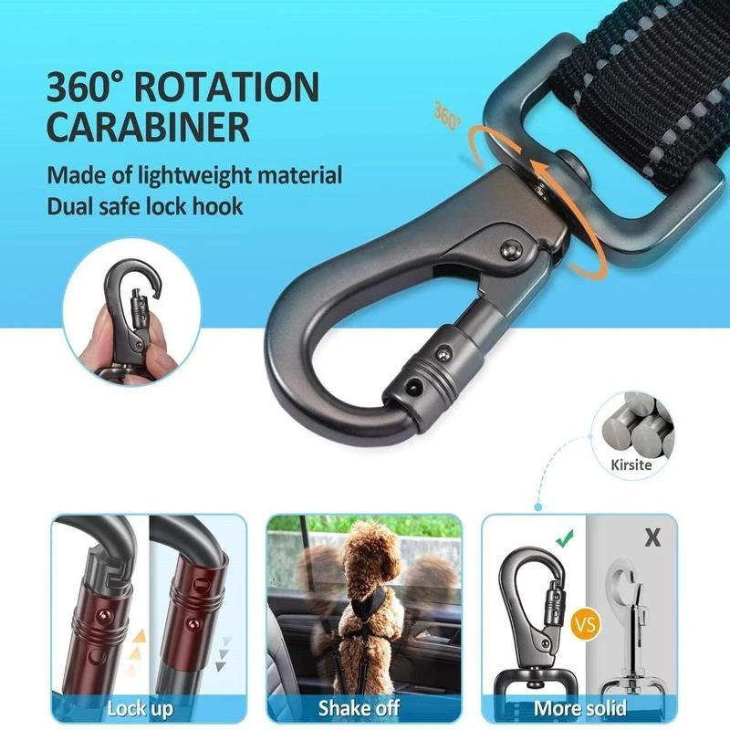 3 In 1 Pet Dog Car Seat Belt N - String Tension Clip recensie en prijs
