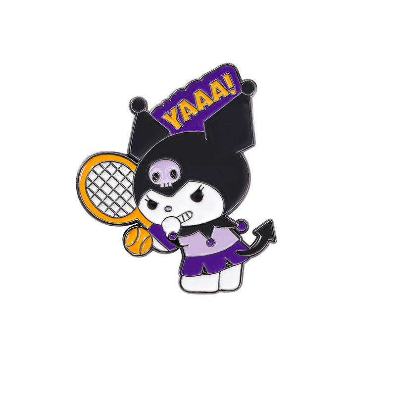 Cartoon Sanrio Metal Badge Stu - Badminton Icon recensie en prijs