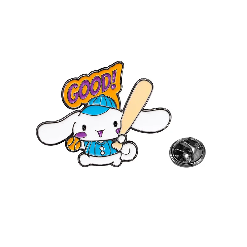 Cartoon Sanrio Metal Badge Stu - Badminton Icon recensie en prijs