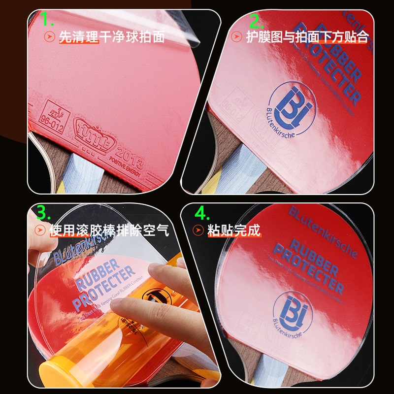 2Pcs Rubber Protector Table Te - Badminton Background recensie en prijs
