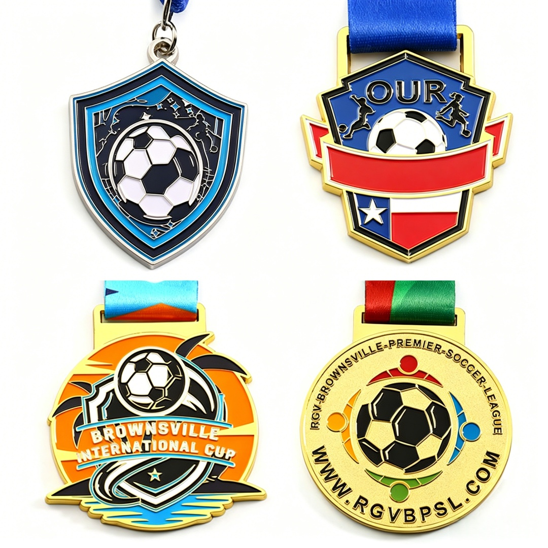 Custom Sports Events Gold Plat - Badminton Club Logo recensie en prijs